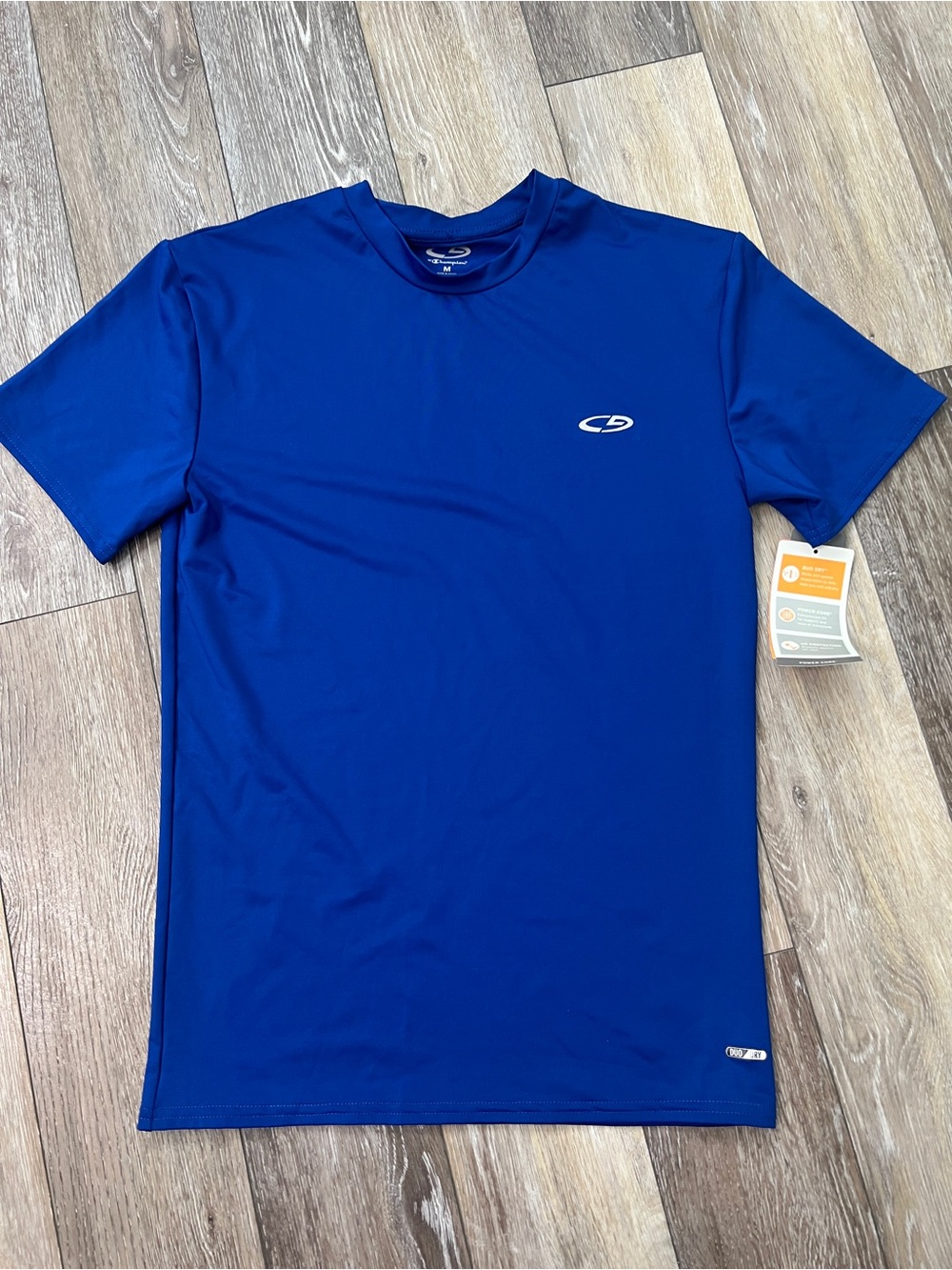 C9 by Champion Bright Blue Performance Fitted Tee NWT